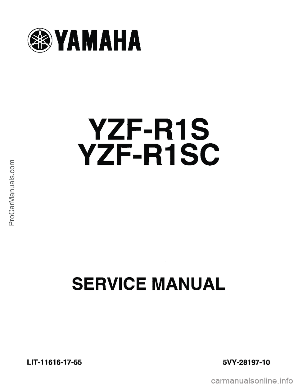 YAMAHA YZF-R1S 2004  Service Manual ProCarManuals.com 