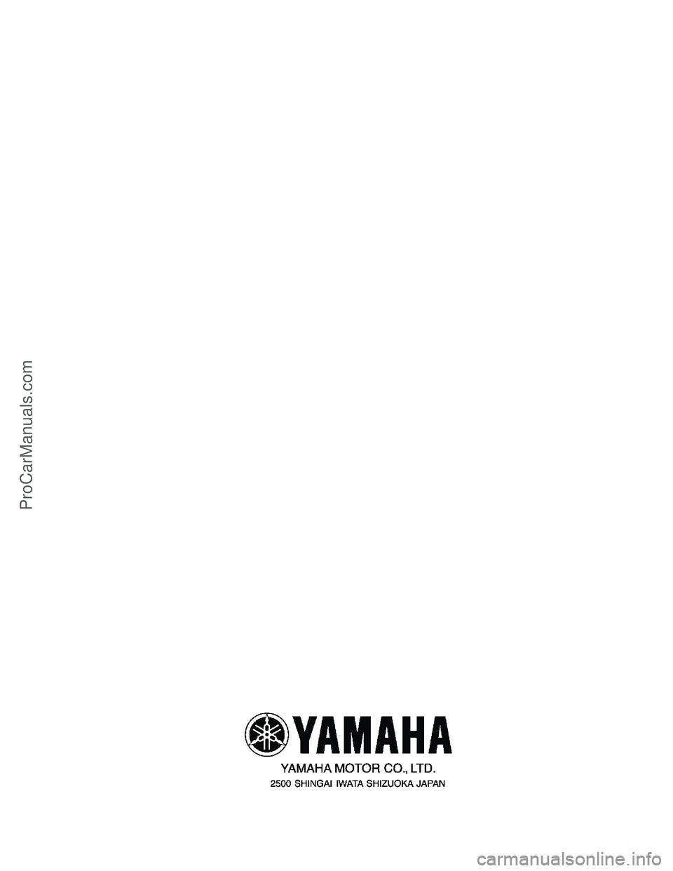 YAMAHA YZF-R1S 2004  Service Manual ProCarManuals.com 