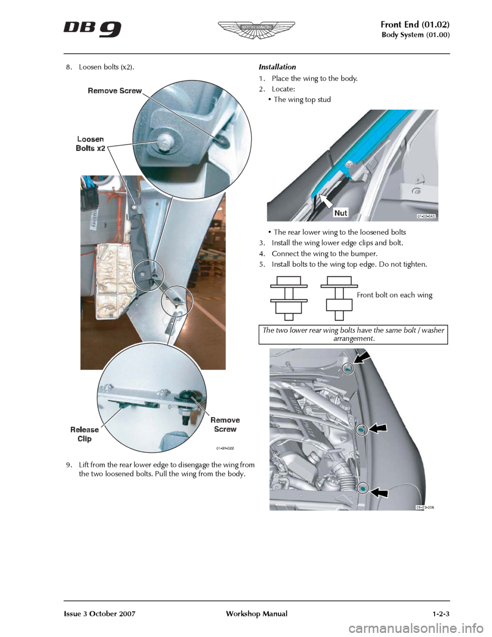 ASTON MARTIN DB9 2008 Owners Manual ASTON MARTIN DB9 2008 Owners Manual