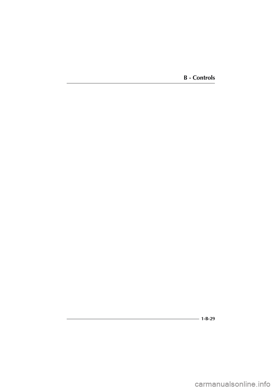 ASTON MARTIN DB AR1 Q 2003  Owners Guide B - Controls
1-B-29 