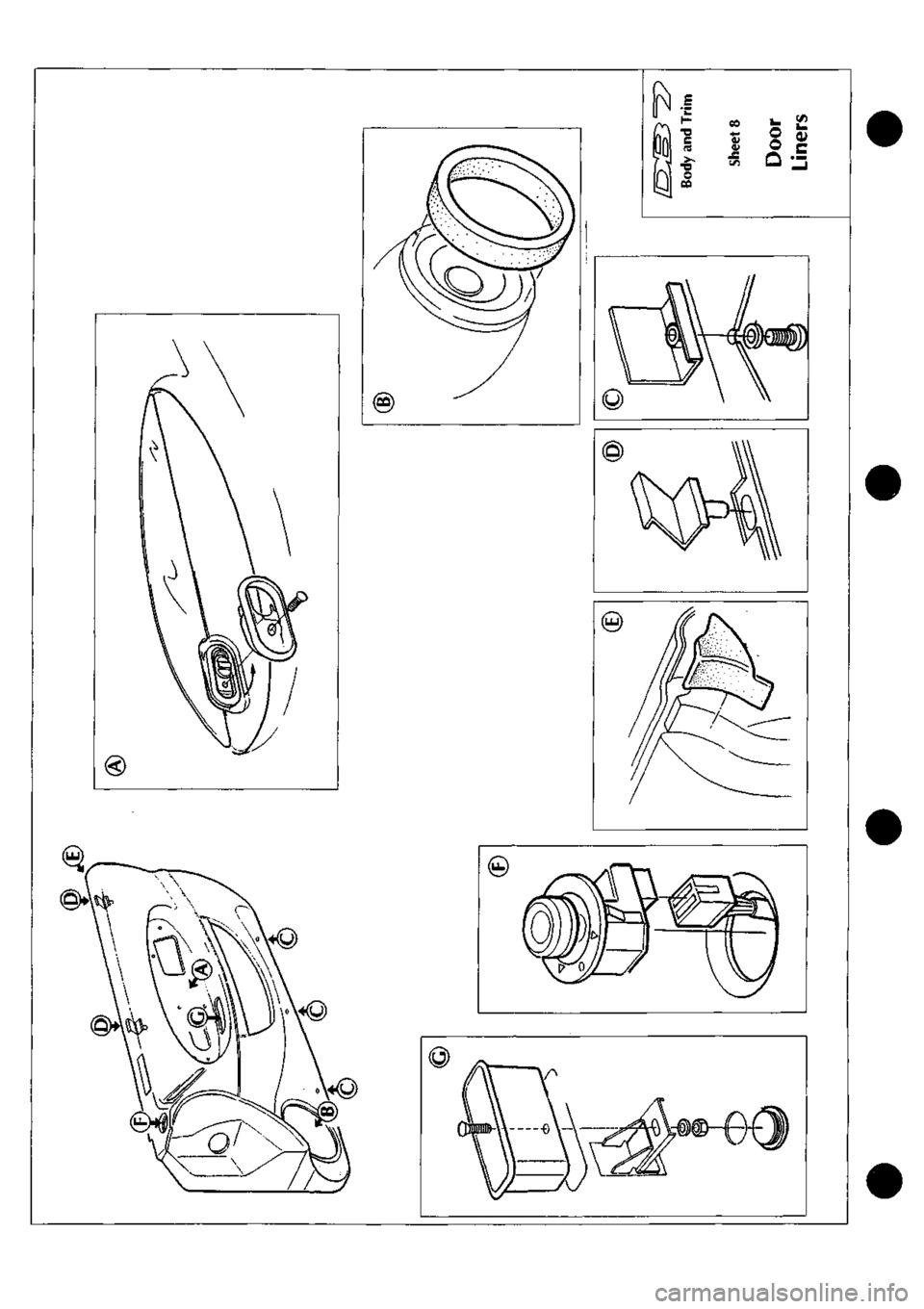 ASTON MARTIN DB7 1997  Workshop Manual 