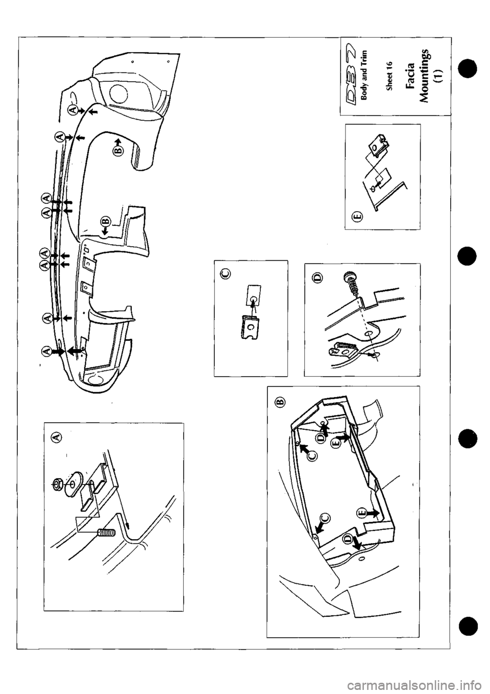 ASTON MARTIN DB7 1997  Workshop Manual 