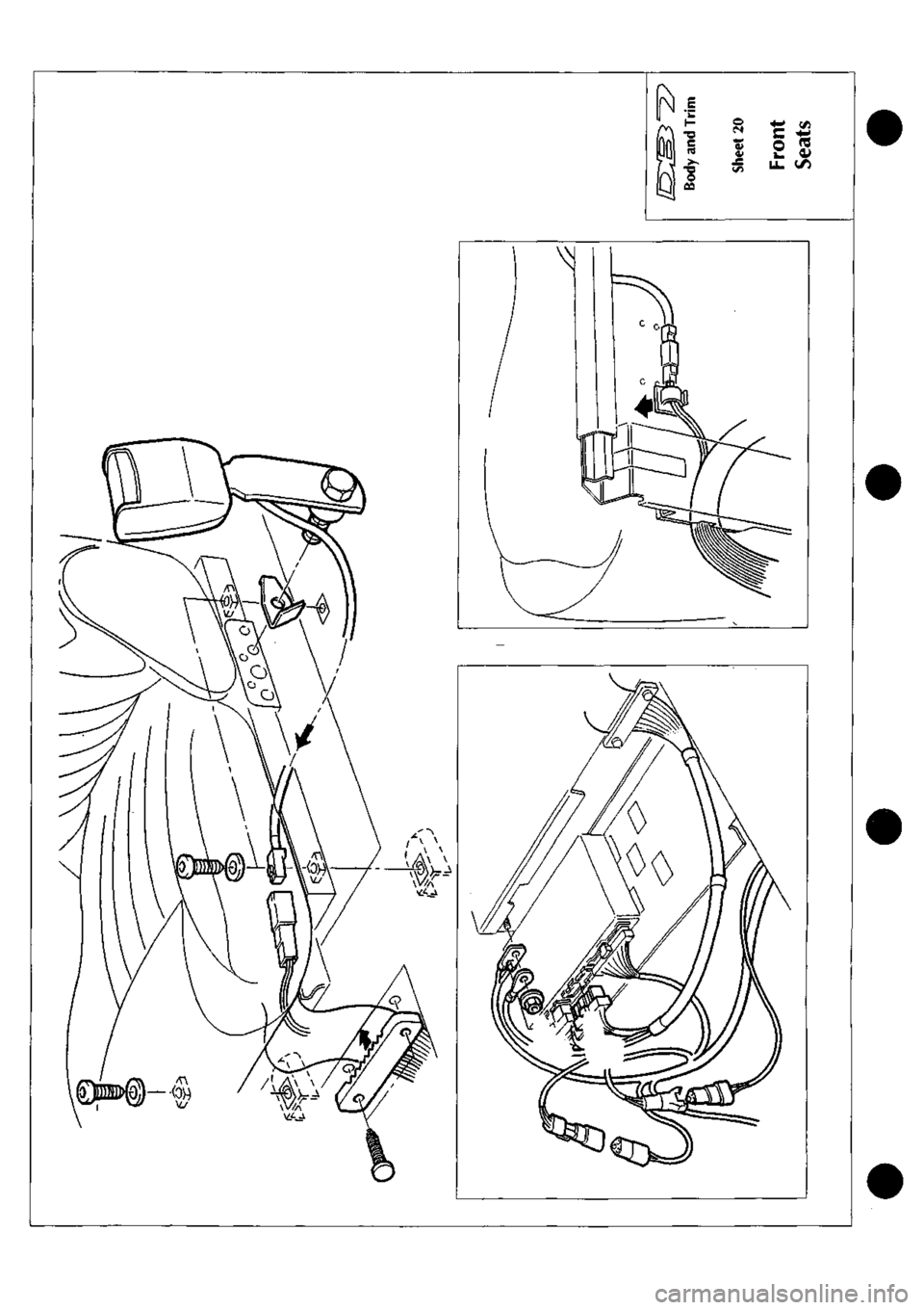 ASTON MARTIN DB7 1997  Workshop Manual 