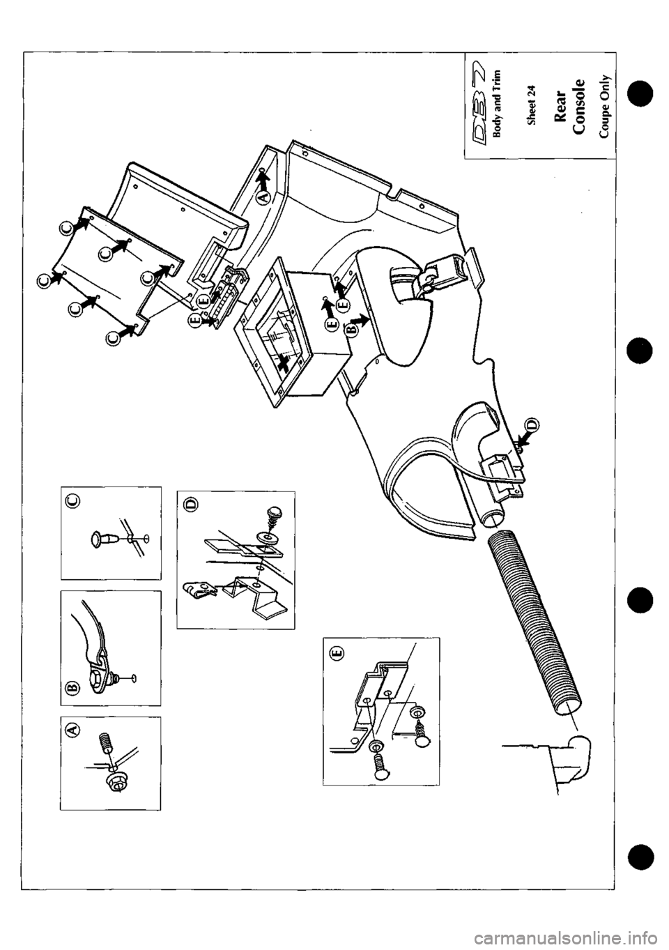 ASTON MARTIN DB7 1997  Workshop Manual 