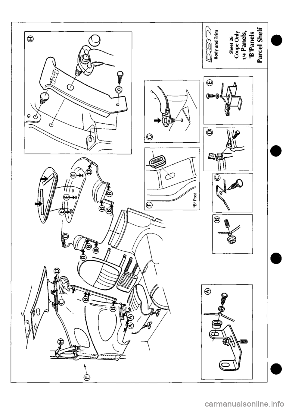 ASTON MARTIN DB7 1997  Workshop Manual 