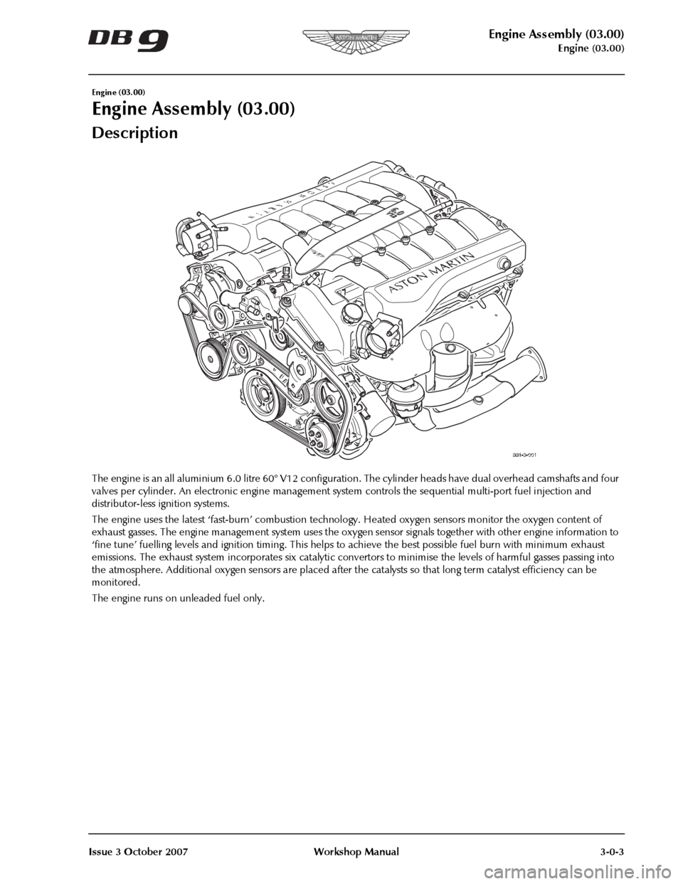 ASTON MARTIN DB9 2008 OBDII Diagnostic Manual ASTON MARTIN DB9 2008 OBDII Diagnostic Manual