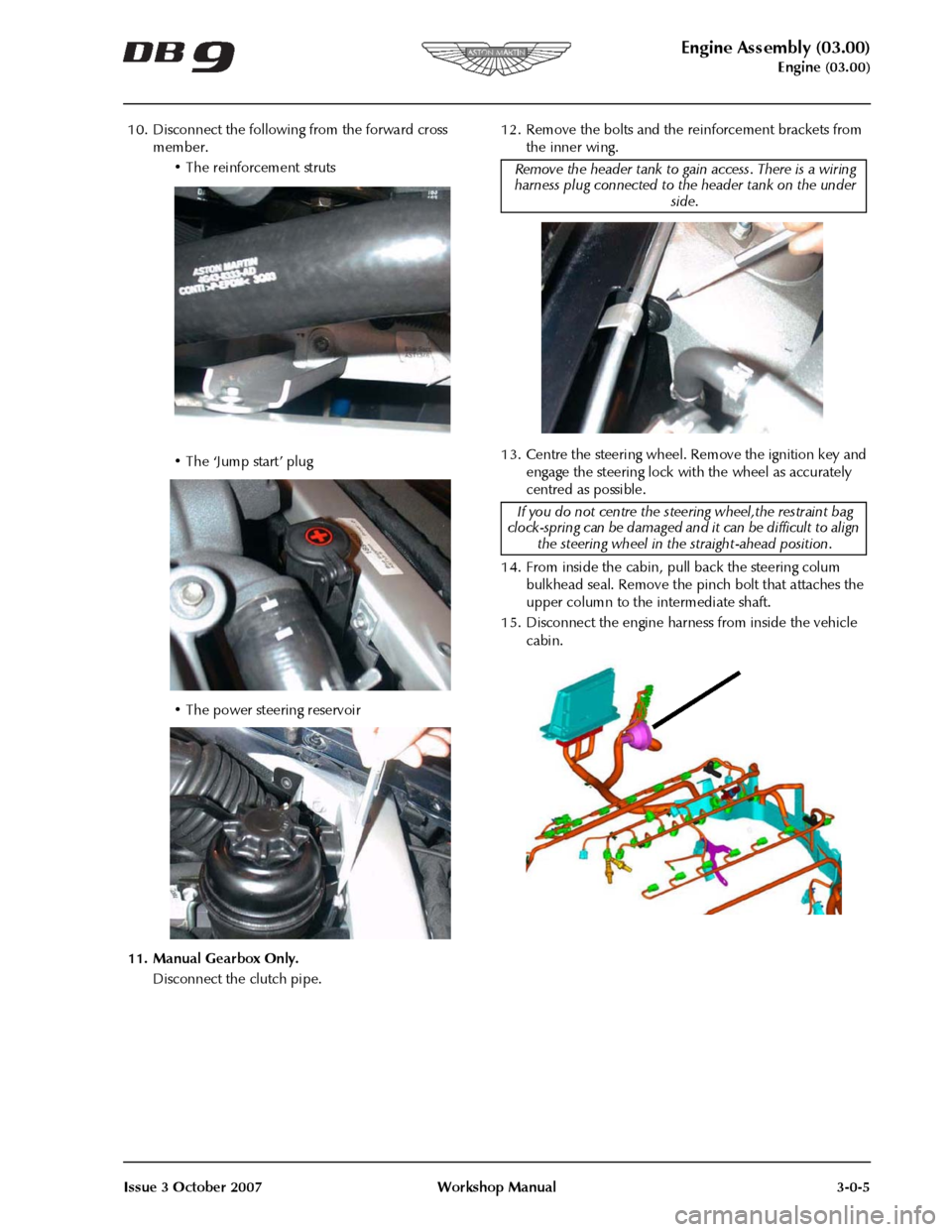 ASTON MARTIN DB9 2008 OBDII Diagnostic Manual ASTON MARTIN DB9 2008 OBDII Diagnostic Manual