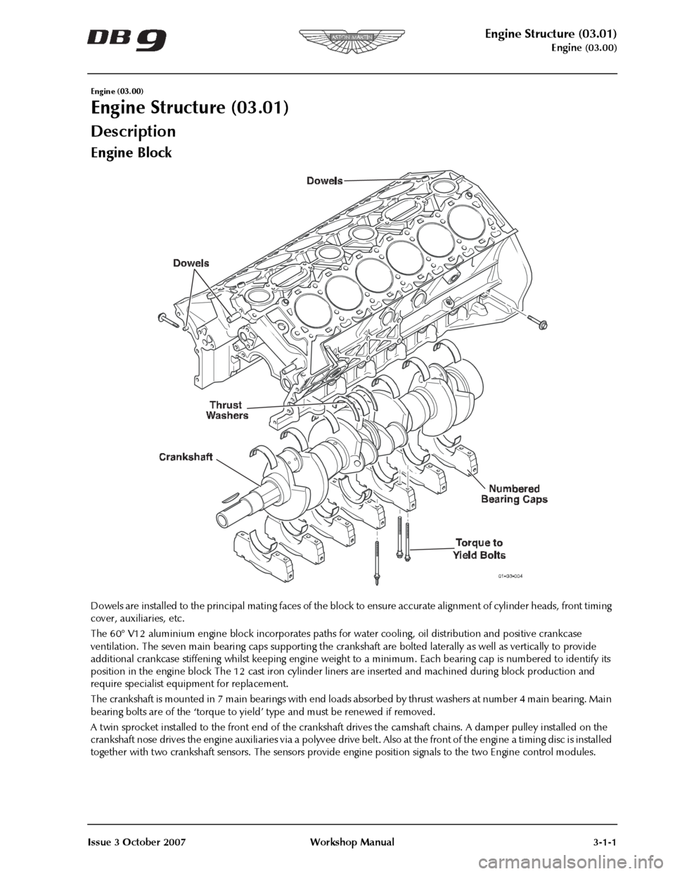 ASTON MARTIN DB9 2004  OBDII Diagnostic Manual 