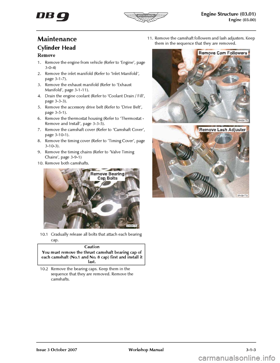 ASTON MARTIN DB9 2004  OBDII Diagnostic Manual 