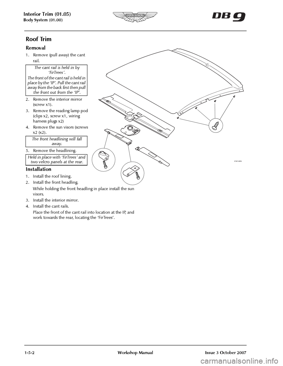 ASTON MARTIN DB9 2008 OBDII Diagnostic Manual ASTON MARTIN DB9 2008 OBDII Diagnostic Manual