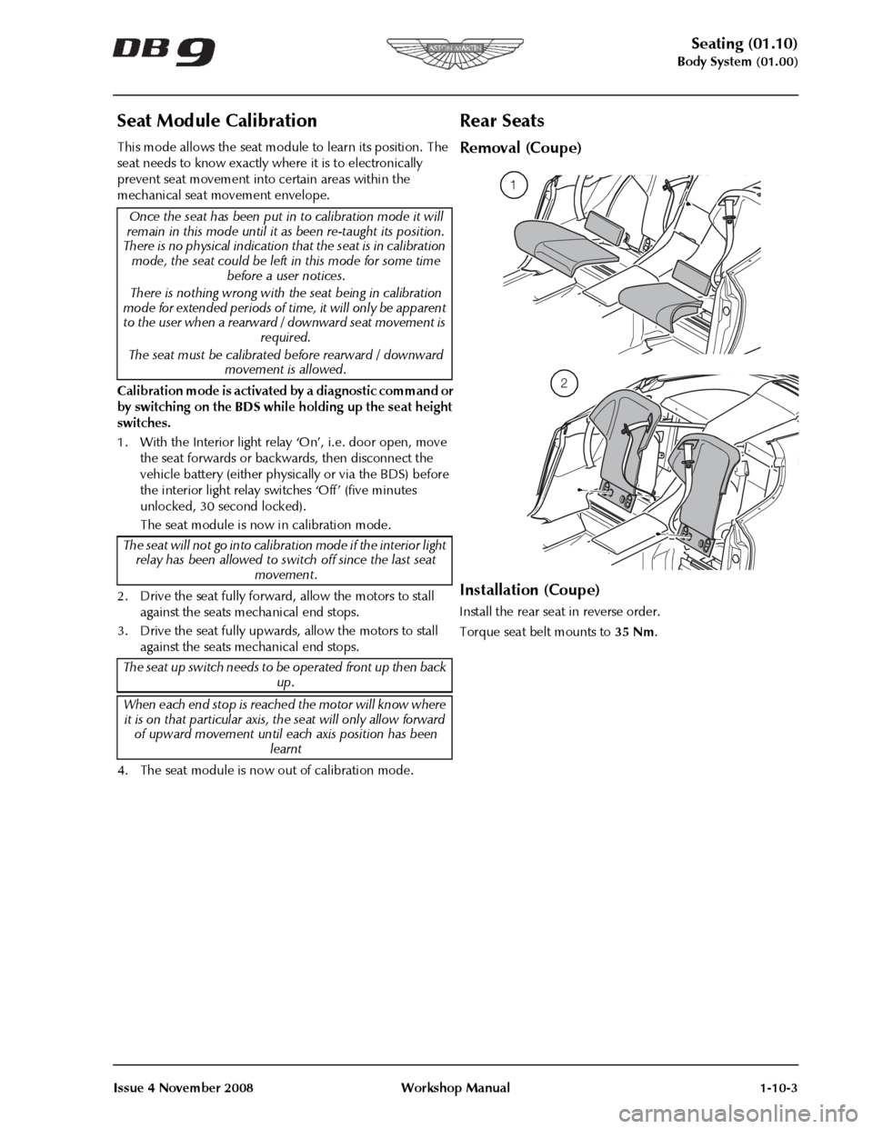 ASTON MARTIN DB9 2008 OBDII Diagnostic Manual ASTON MARTIN DB9 2008 OBDII Diagnostic Manual