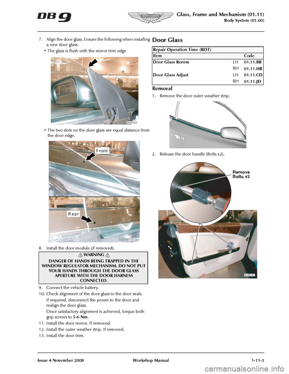 ASTON MARTIN DB9 2008  OBDII Diagnostic Manual 