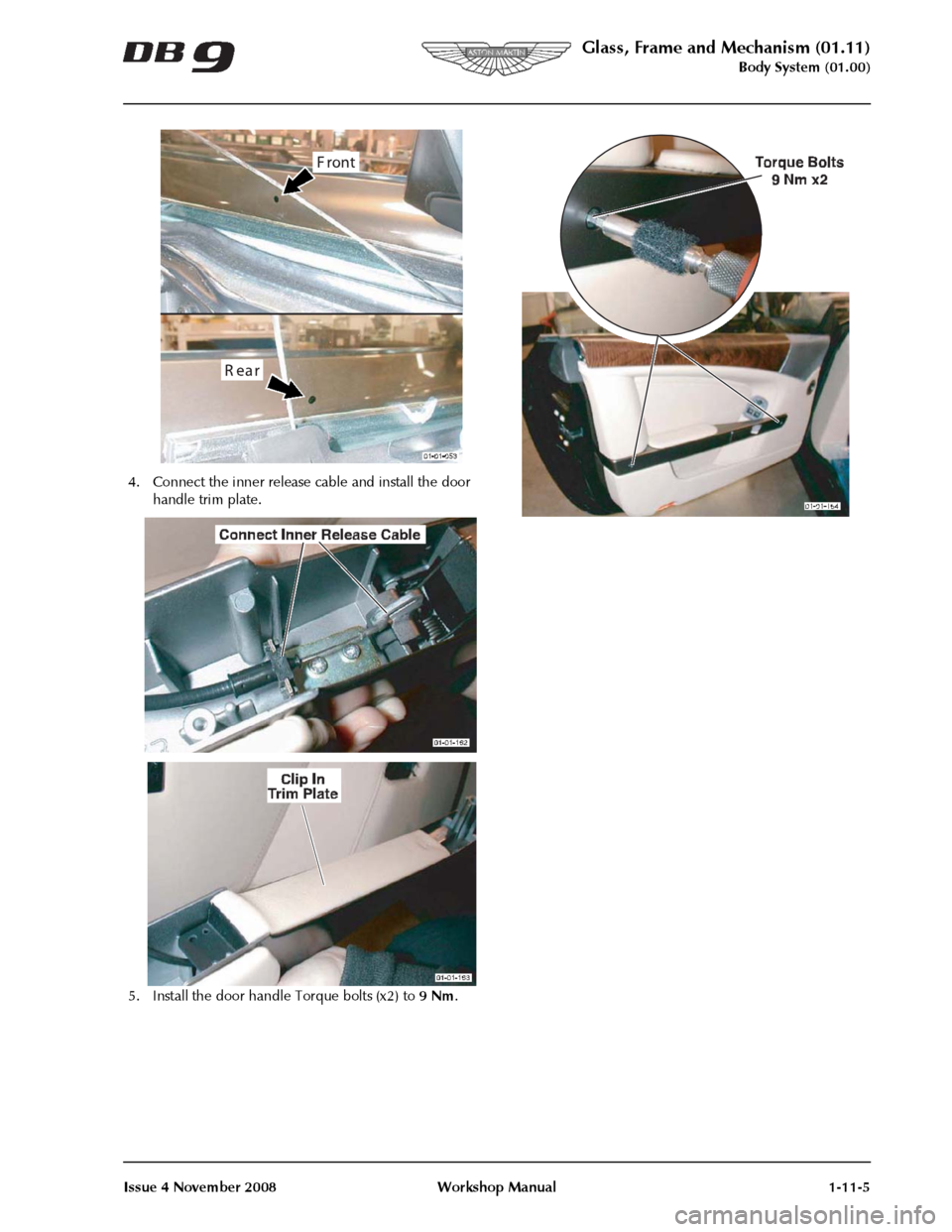 ASTON MARTIN DB9 2004  OBDII Diagnostic Manual 