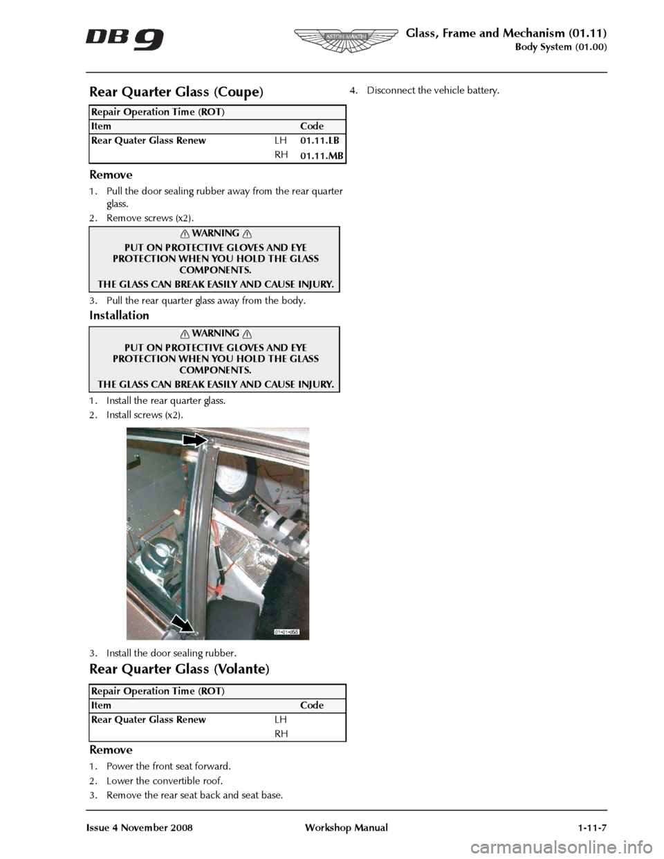 ASTON MARTIN DB9 2004  OBDII Diagnostic Manual 