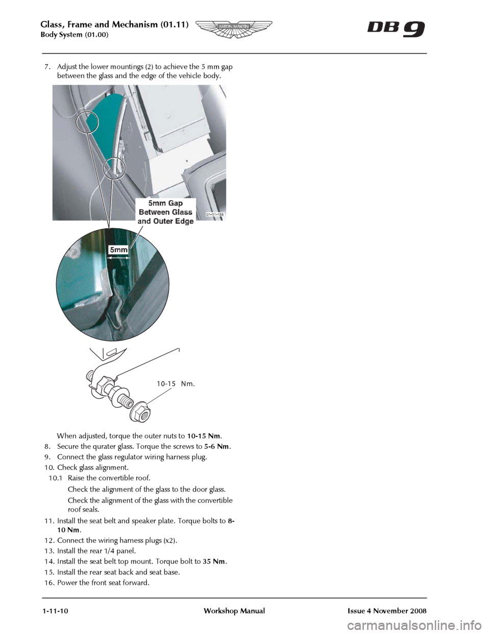 ASTON MARTIN DB9 2008  OBDII Diagnostic Manual 