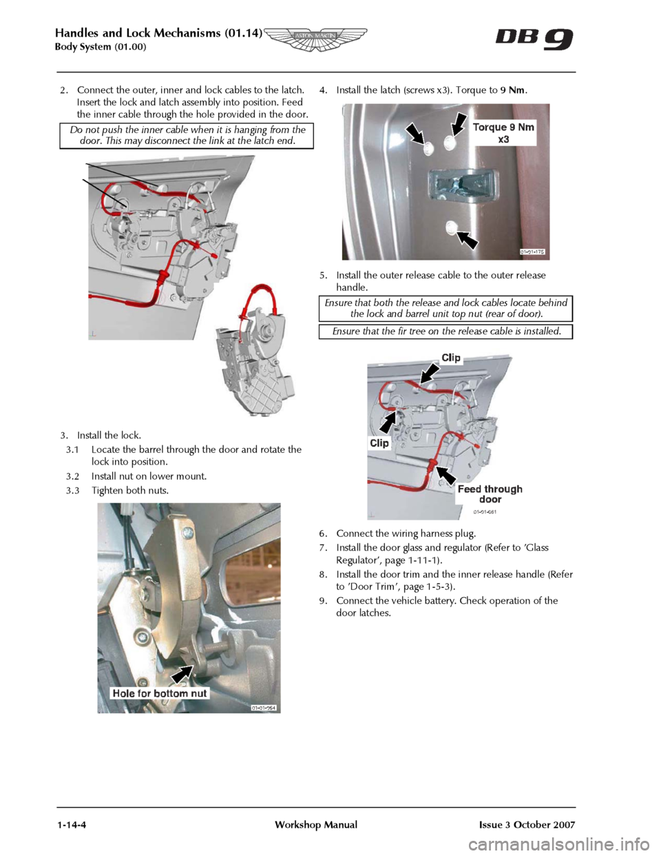 ASTON MARTIN DB9 2004  OBDII Diagnostic Manual 