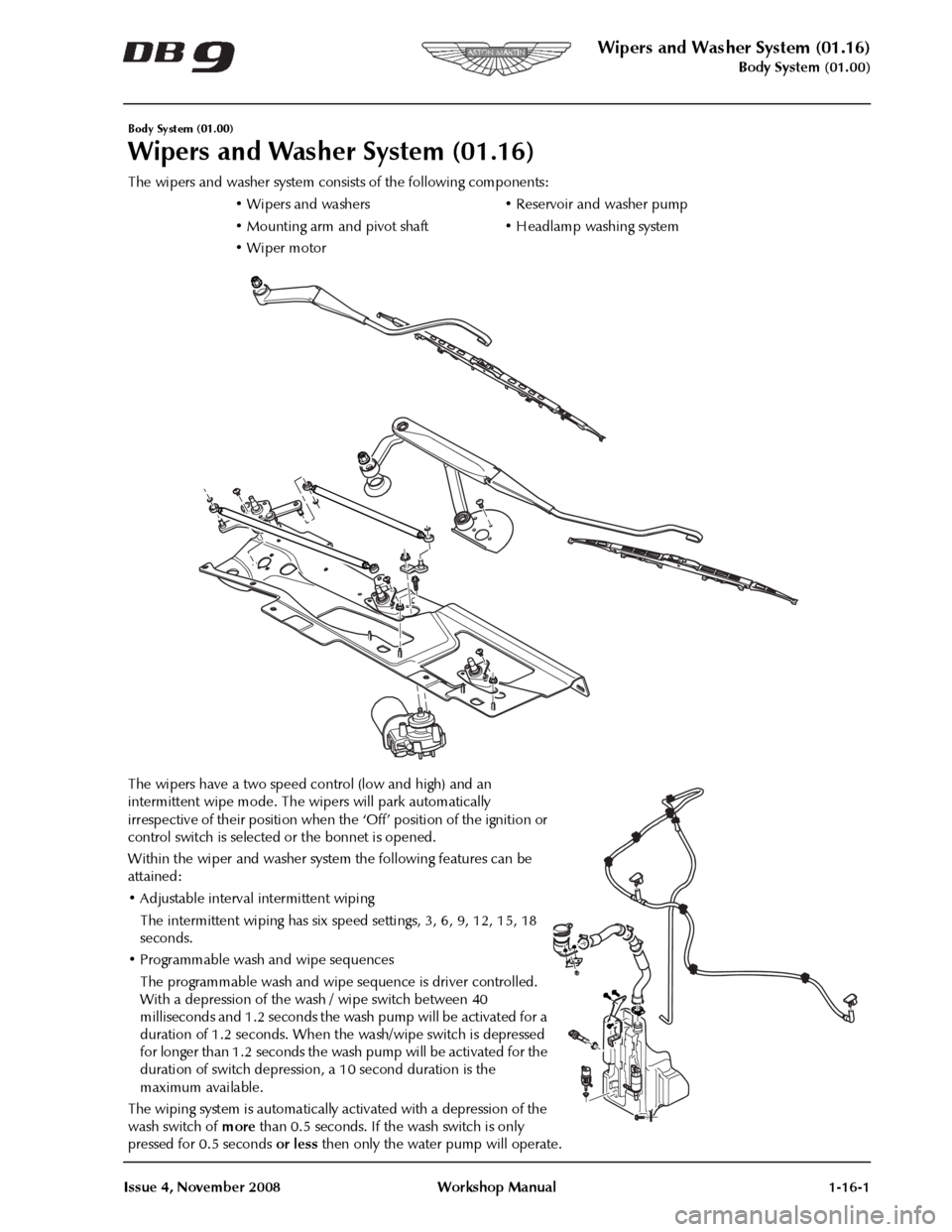 ASTON MARTIN DB9 2004  OBDII Diagnostic Manual 