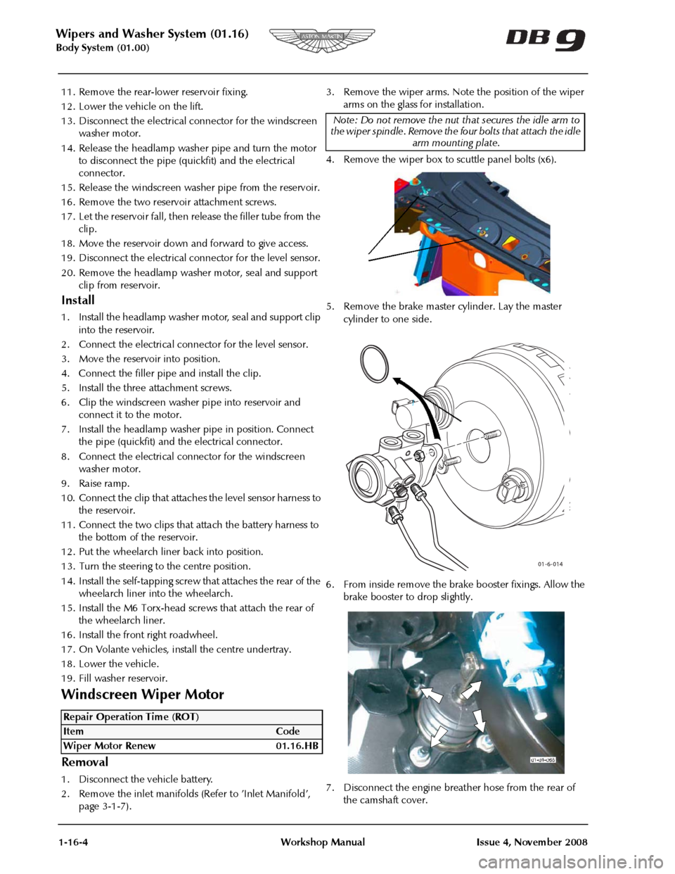 ASTON MARTIN DB9 2008  OBDII Diagnostic Manual 