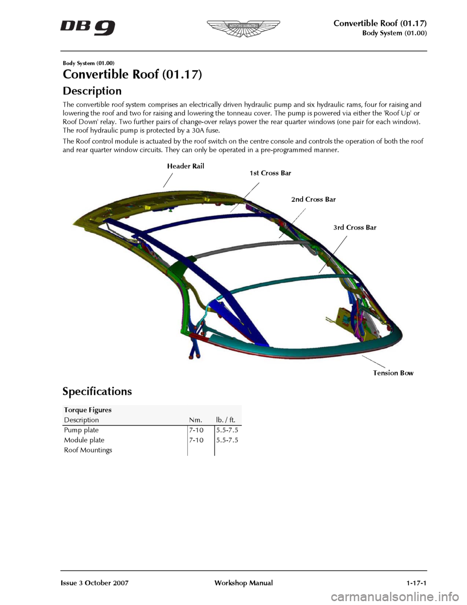 ASTON MARTIN DB9 2008 OBDII Diagnostic Manual ASTON MARTIN DB9 2008 OBDII Diagnostic Manual
