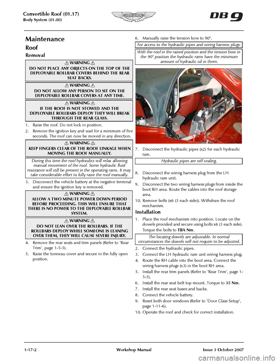 ASTON MARTIN DB9 2008 OBDII Diagnostic Manual ASTON MARTIN DB9 2008 OBDII Diagnostic Manual