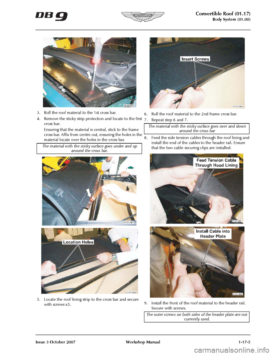 ASTON MARTIN DB9 2008 OBDII Diagnostic Manual ASTON MARTIN DB9 2008 OBDII Diagnostic Manual