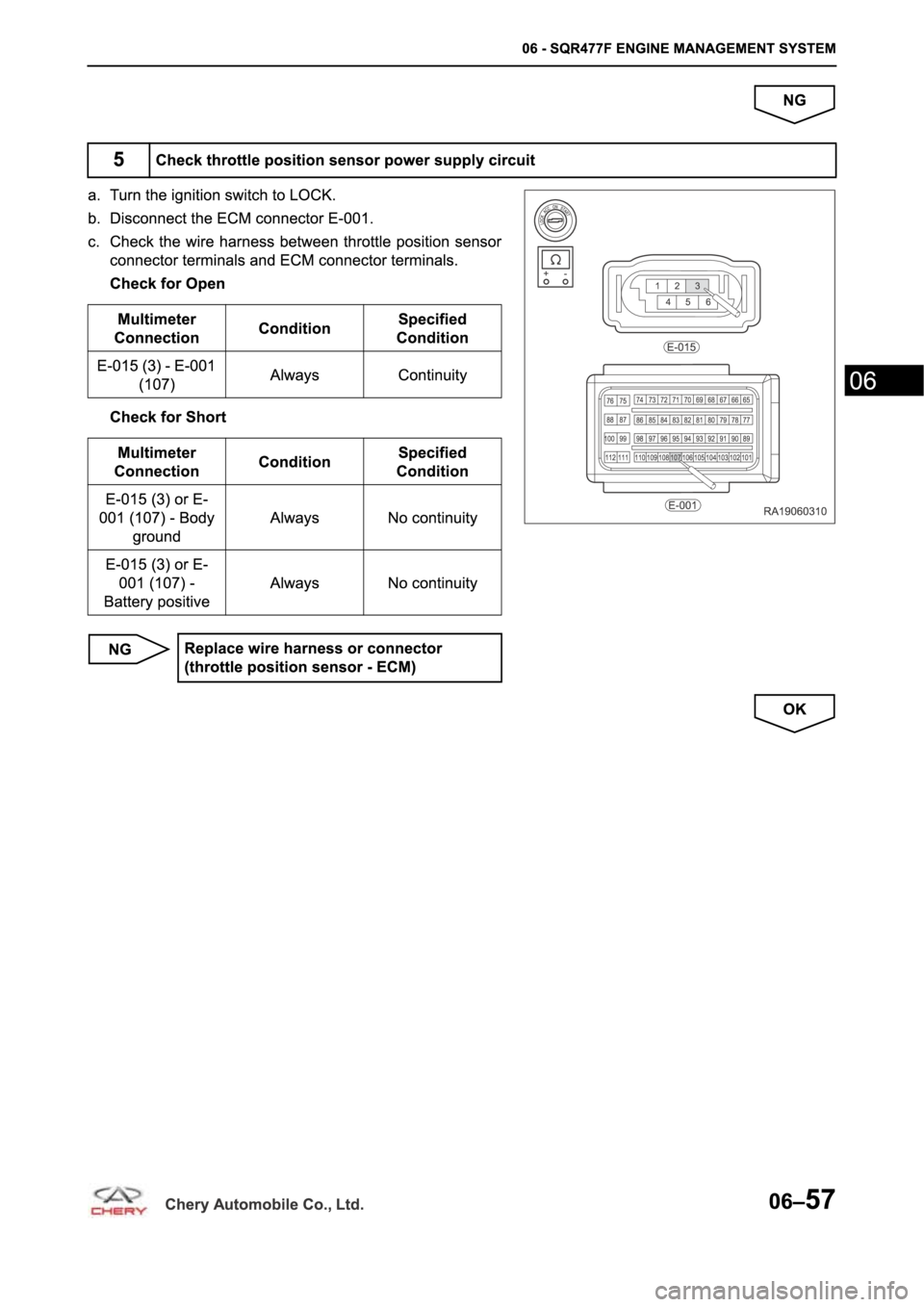 CHERY A19 2014  Service Repair Manual 