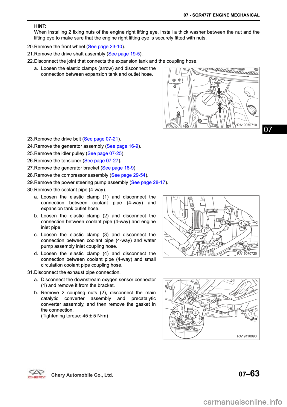 CHERY A19 2014  Service Repair Manual 