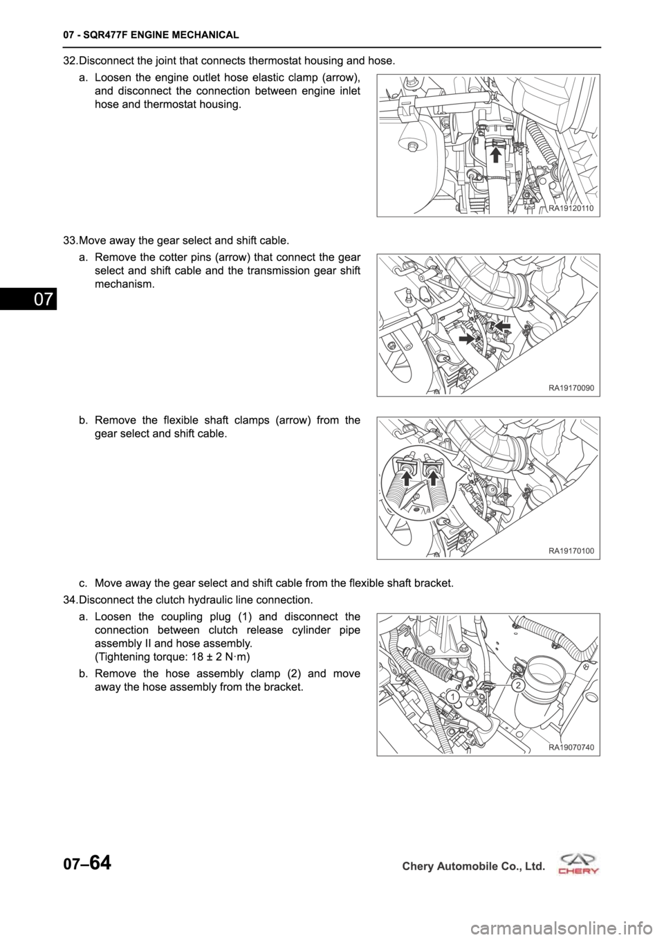 CHERY A19 2014  Service Repair Manual 