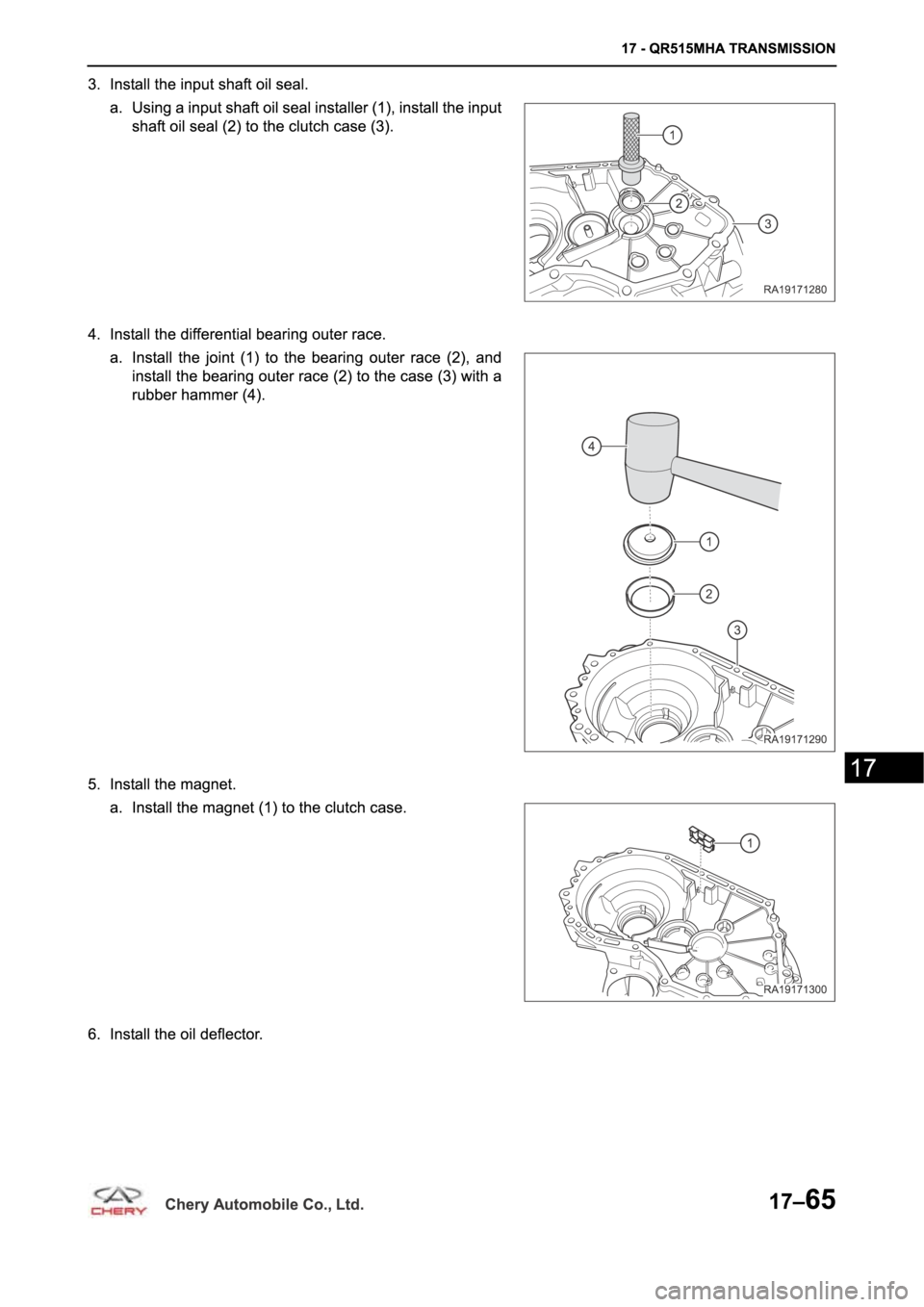 CHERY A19 2014  Service Repair Manual 