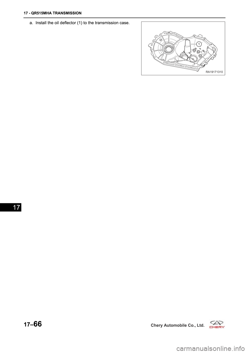 CHERY A19 2014  Service Repair Manual 