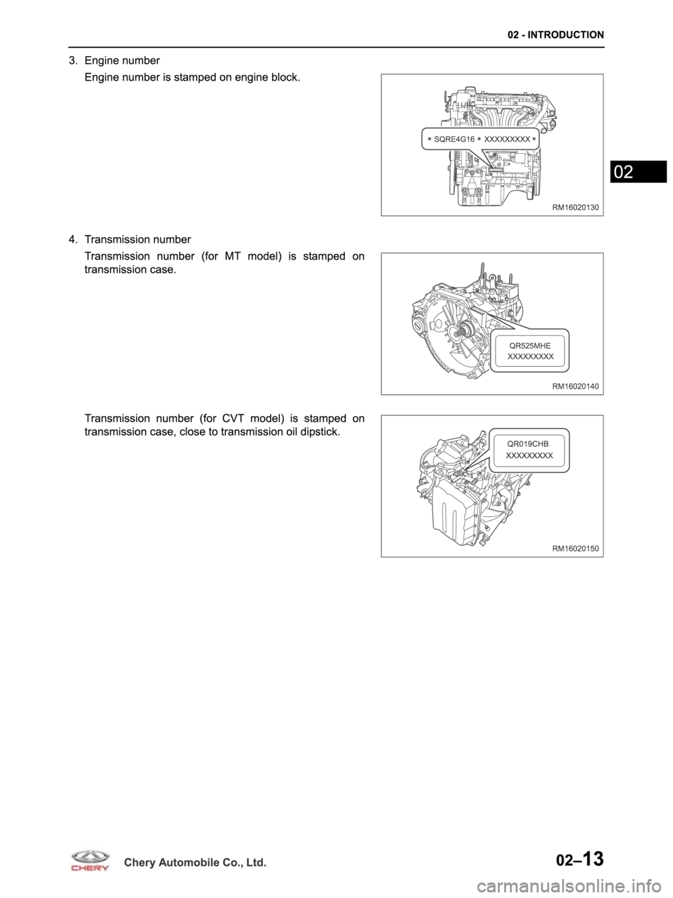 CHERY ARRIZO M16 2014 Service User Guide CHERY ARRIZO M16 2014 Service User Guide