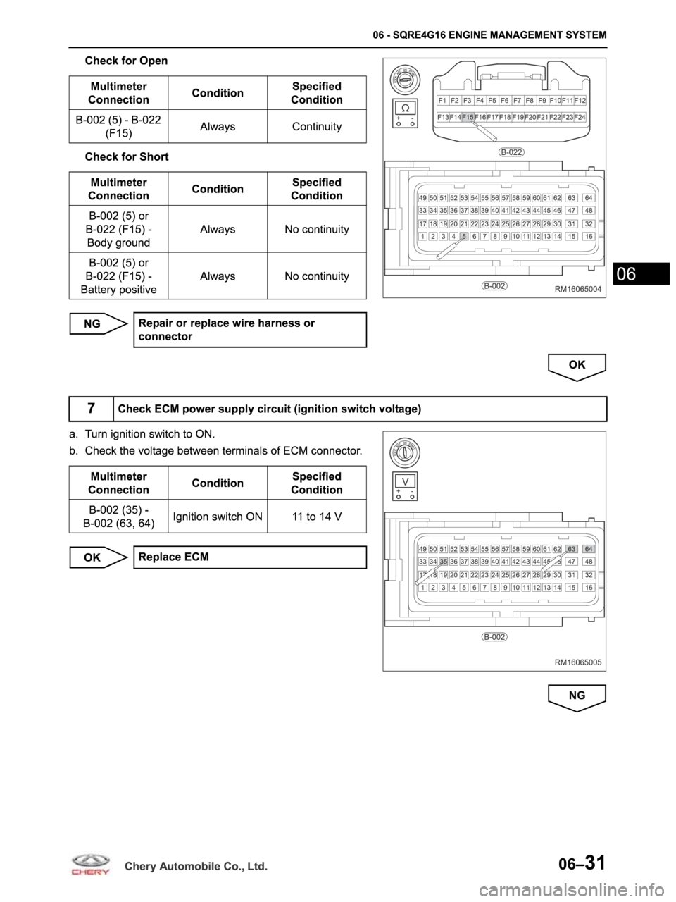 CHERY ARRIZO M16 2014 Service Repair Manual CHERY ARRIZO M16 2014 Service Repair Manual