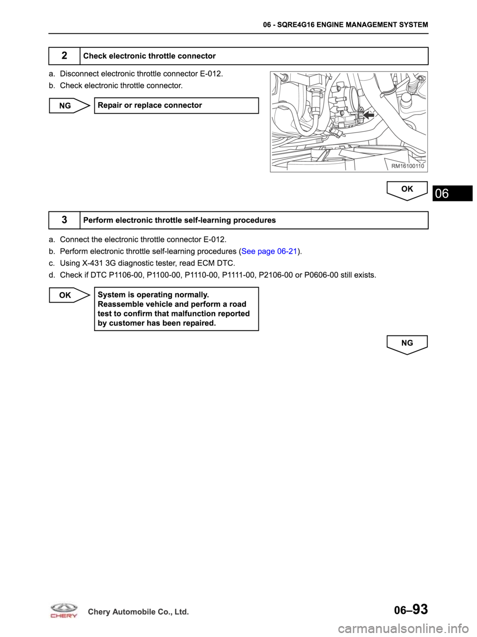 CHERY ARRIZO M16 2014 Service Repair Manual CHERY ARRIZO M16 2014 Service Repair Manual