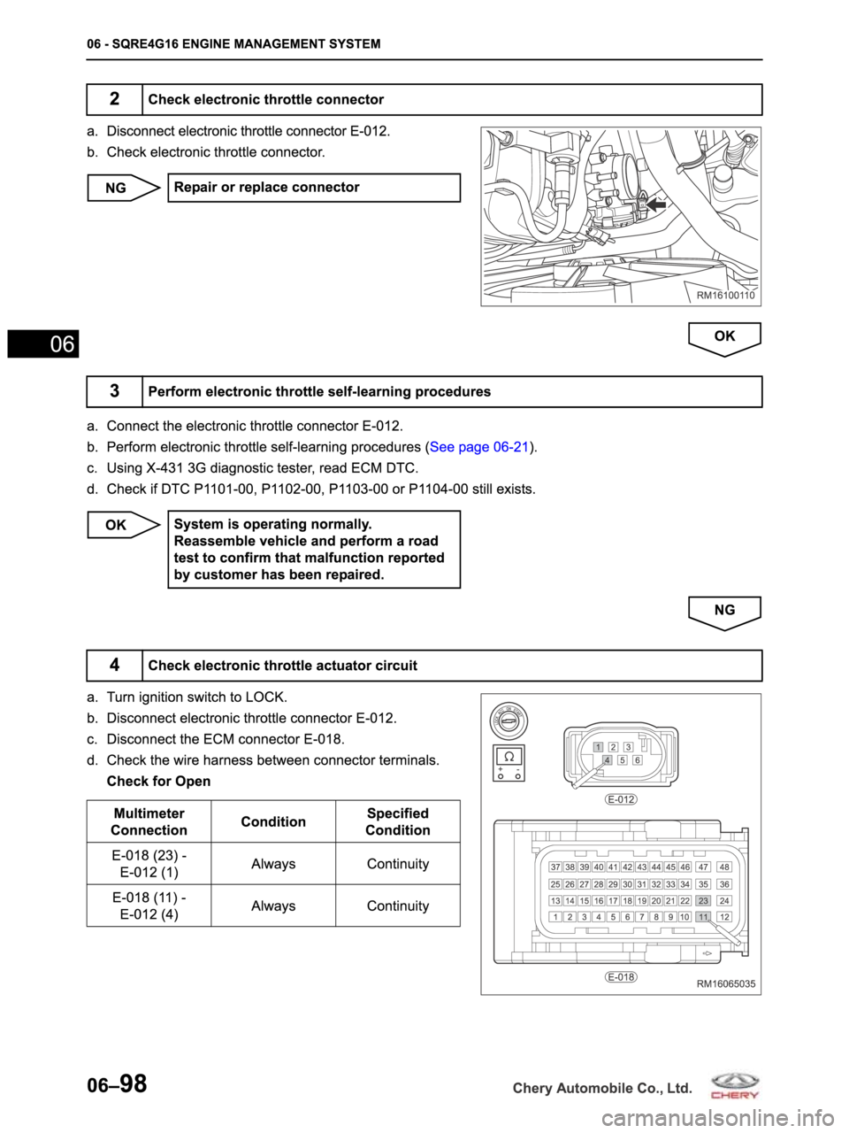 CHERY ARRIZO M16 2014 Service Repair Manual CHERY ARRIZO M16 2014 Service Repair Manual