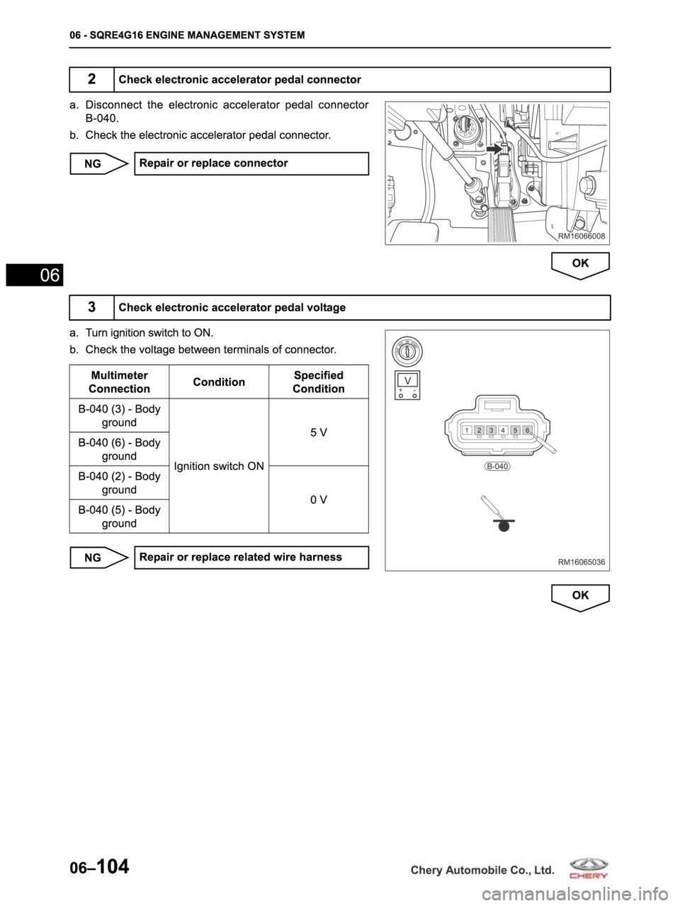 CHERY ARRIZO M16 2014 Service Repair Manual CHERY ARRIZO M16 2014 Service Repair Manual