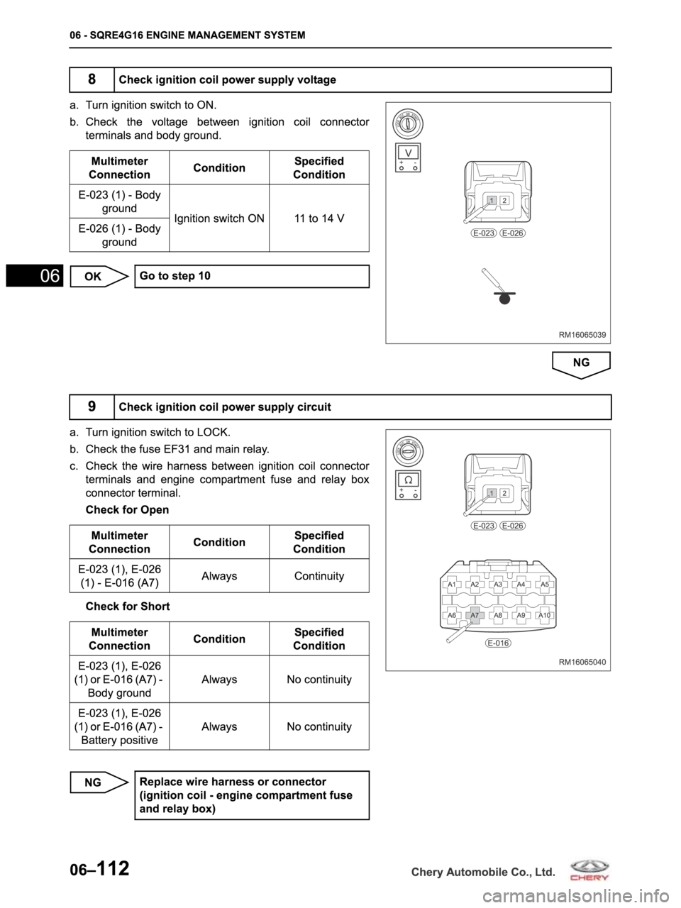 CHERY ARRIZO M16 2014 Service Repair Manual CHERY ARRIZO M16 2014 Service Repair Manual
