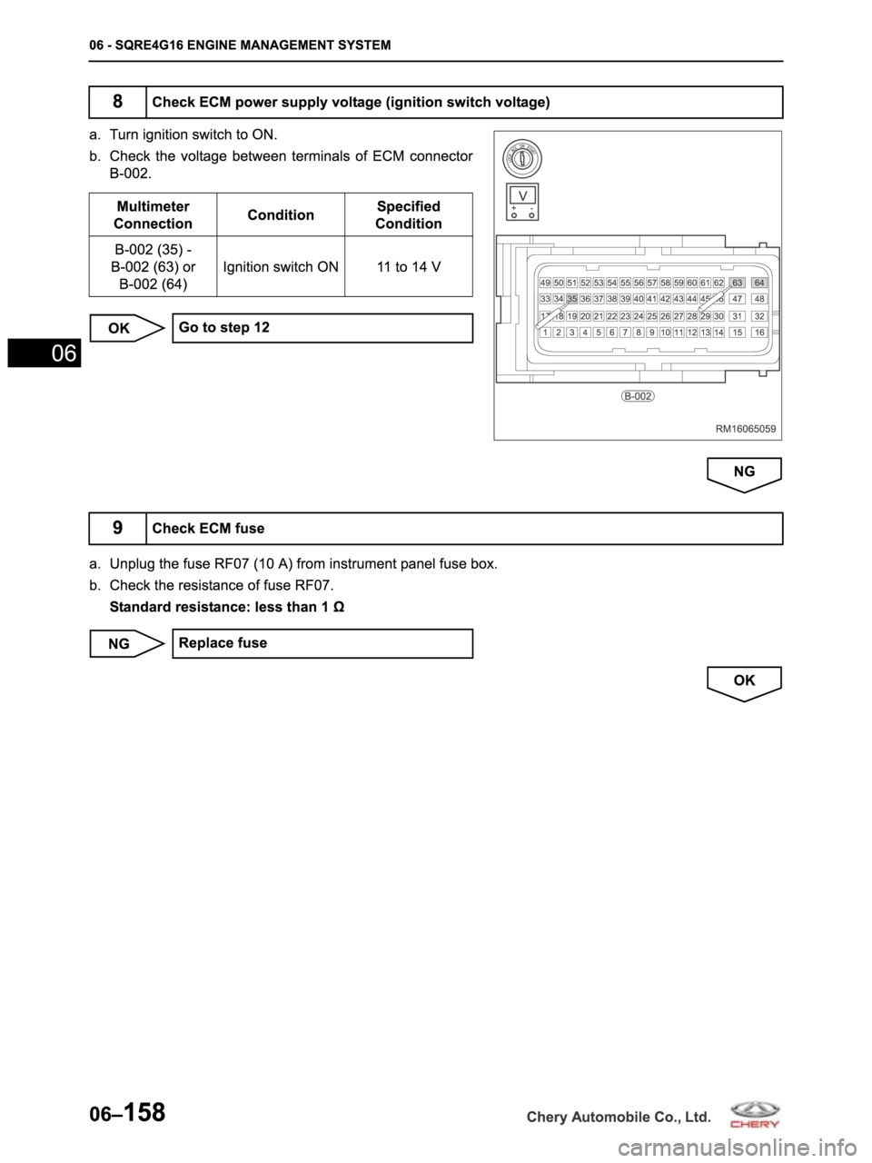 CHERY ARRIZO M16 2014 Service Repair Manual CHERY ARRIZO M16 2014 Service Repair Manual