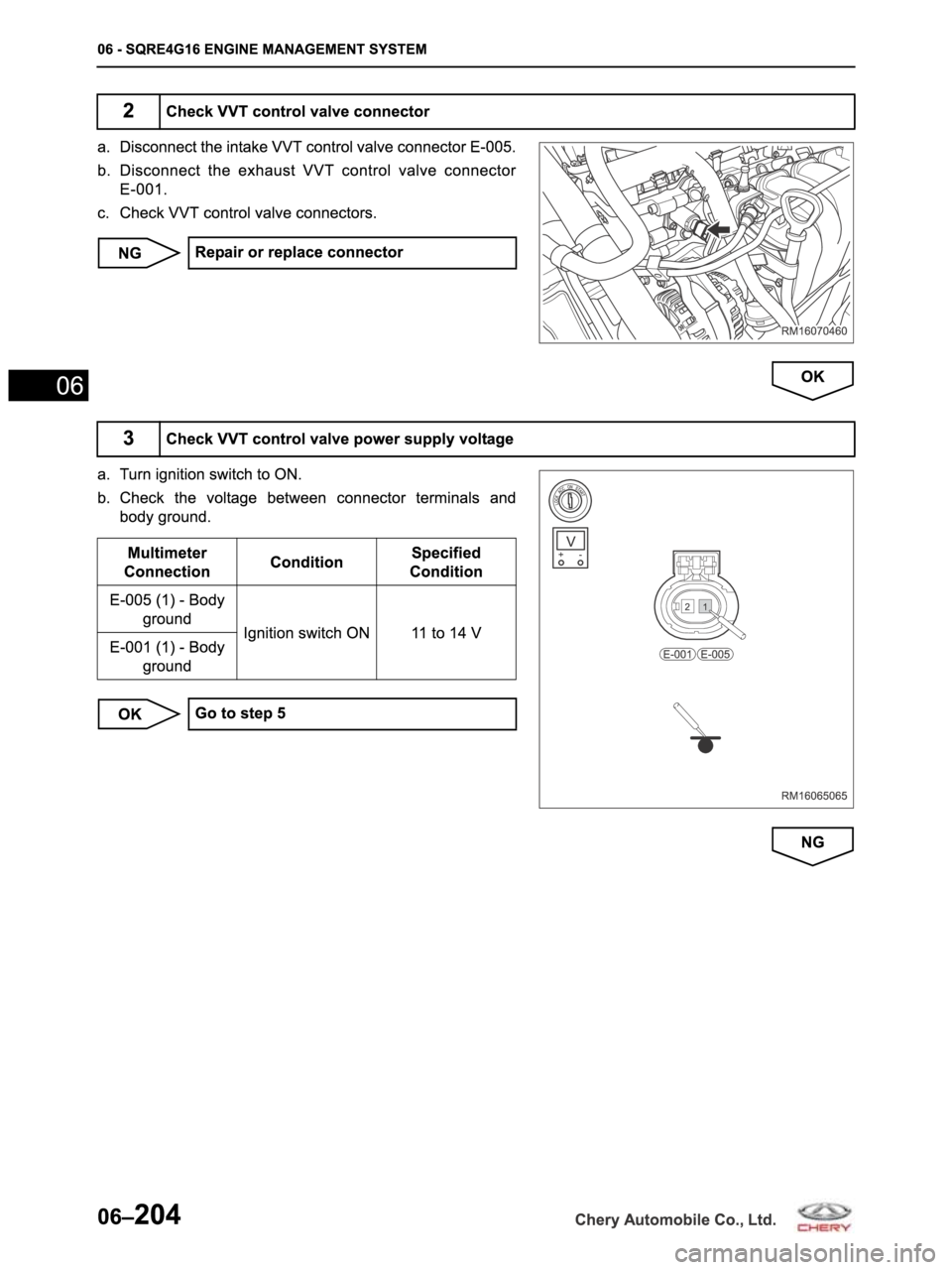 CHERY ARRIZO M16 2014 Service Repair Manual CHERY ARRIZO M16 2014 Service Repair Manual