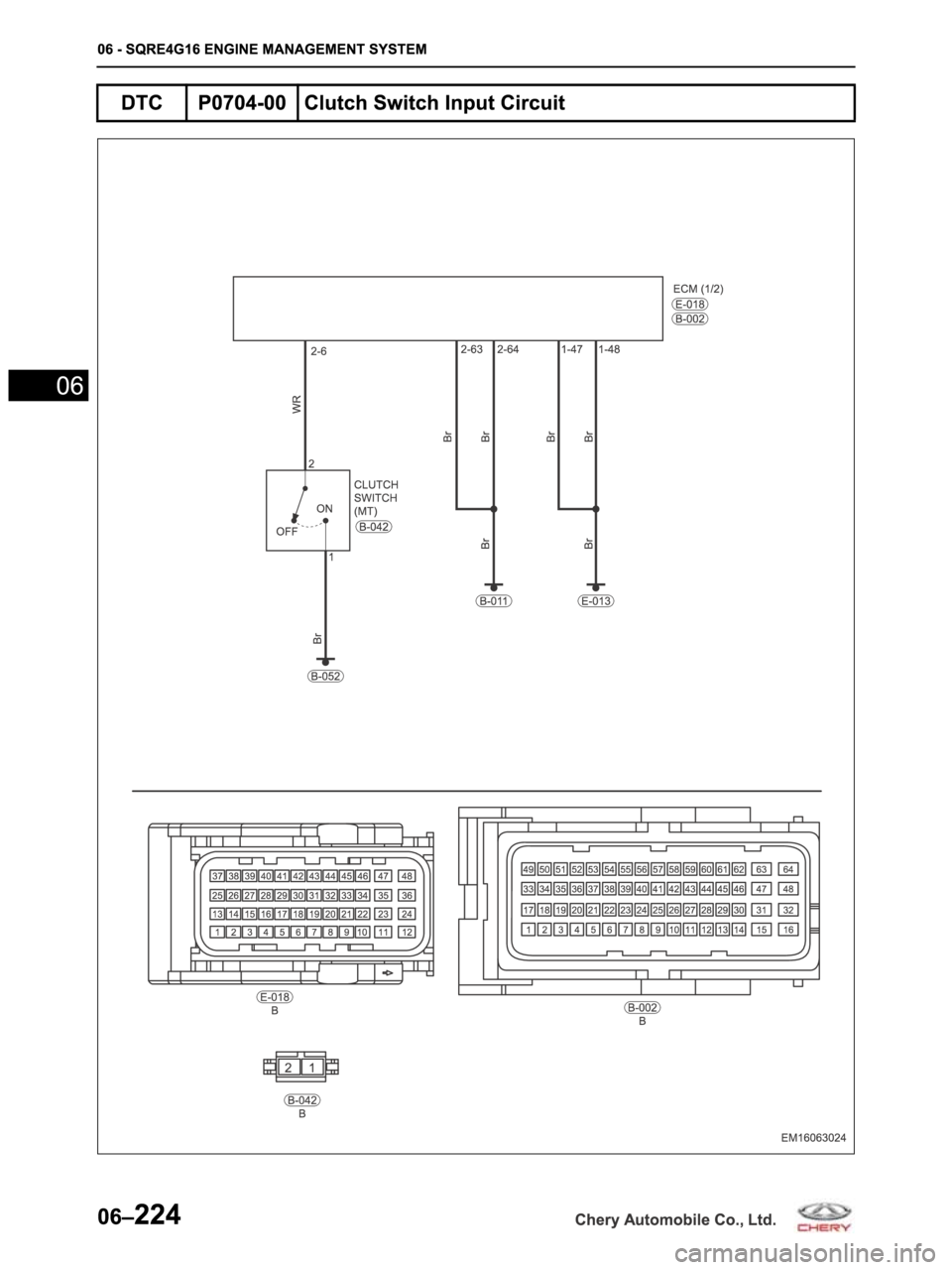 CHERY ARRIZO M16 2014 Service Repair Manual CHERY ARRIZO M16 2014 Service Repair Manual