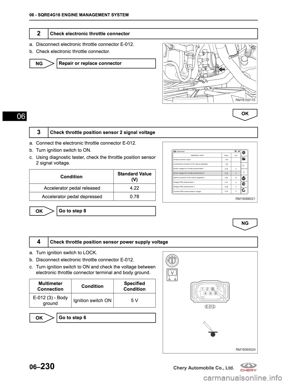 CHERY ARRIZO M16 2014 Service Repair Manual CHERY ARRIZO M16 2014 Service Repair Manual