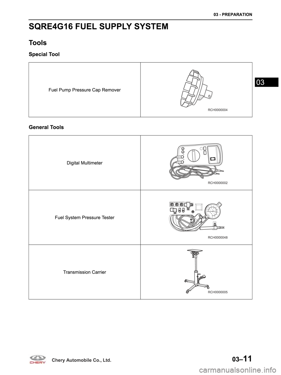 CHERY ARRIZO M16 2014 Service Service Manual CHERY ARRIZO M16 2014 Service Service Manual
