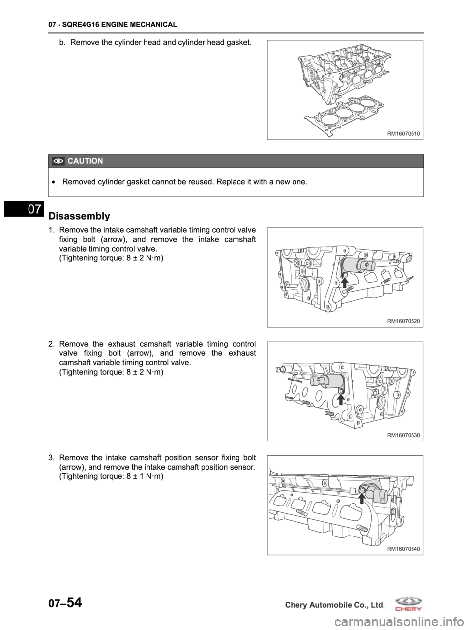 CHERY ARRIZO M16 2014 Service Repair Manual CHERY ARRIZO M16 2014 Service Repair Manual