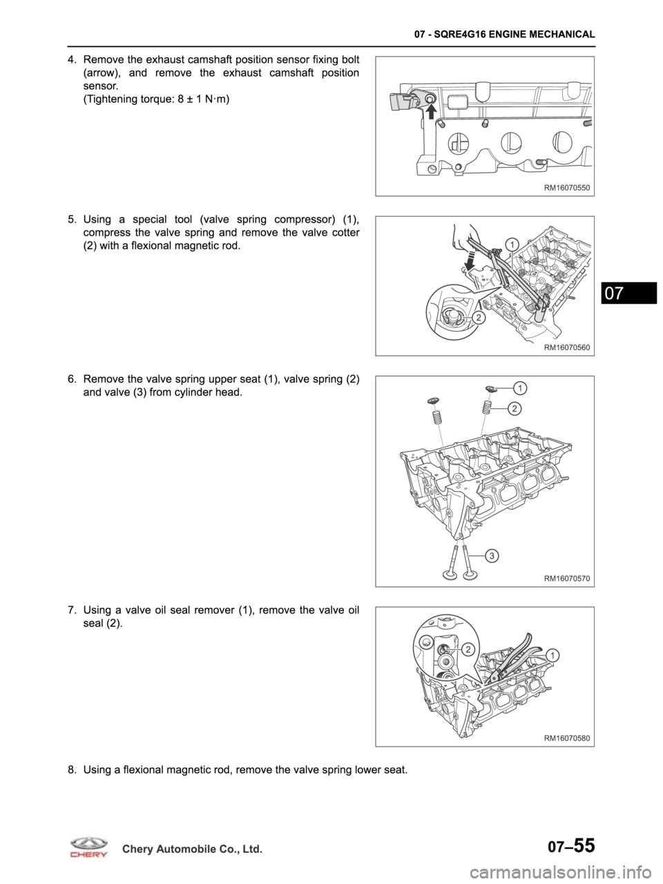 CHERY ARRIZO M16 2014 Service Repair Manual CHERY ARRIZO M16 2014 Service Repair Manual