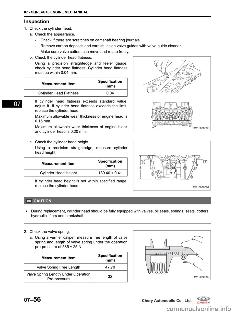 CHERY ARRIZO M16 2014 Service Repair Manual CHERY ARRIZO M16 2014 Service Repair Manual