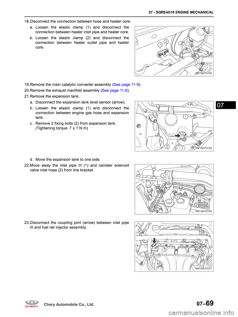 CHERY ARRIZO M16 2014 Service Repair Manual CHERY ARRIZO M16 2014 Service Repair Manual