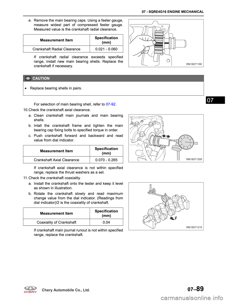 CHERY ARRIZO M16 2014 Service Repair Manual CHERY ARRIZO M16 2014 Service Repair Manual