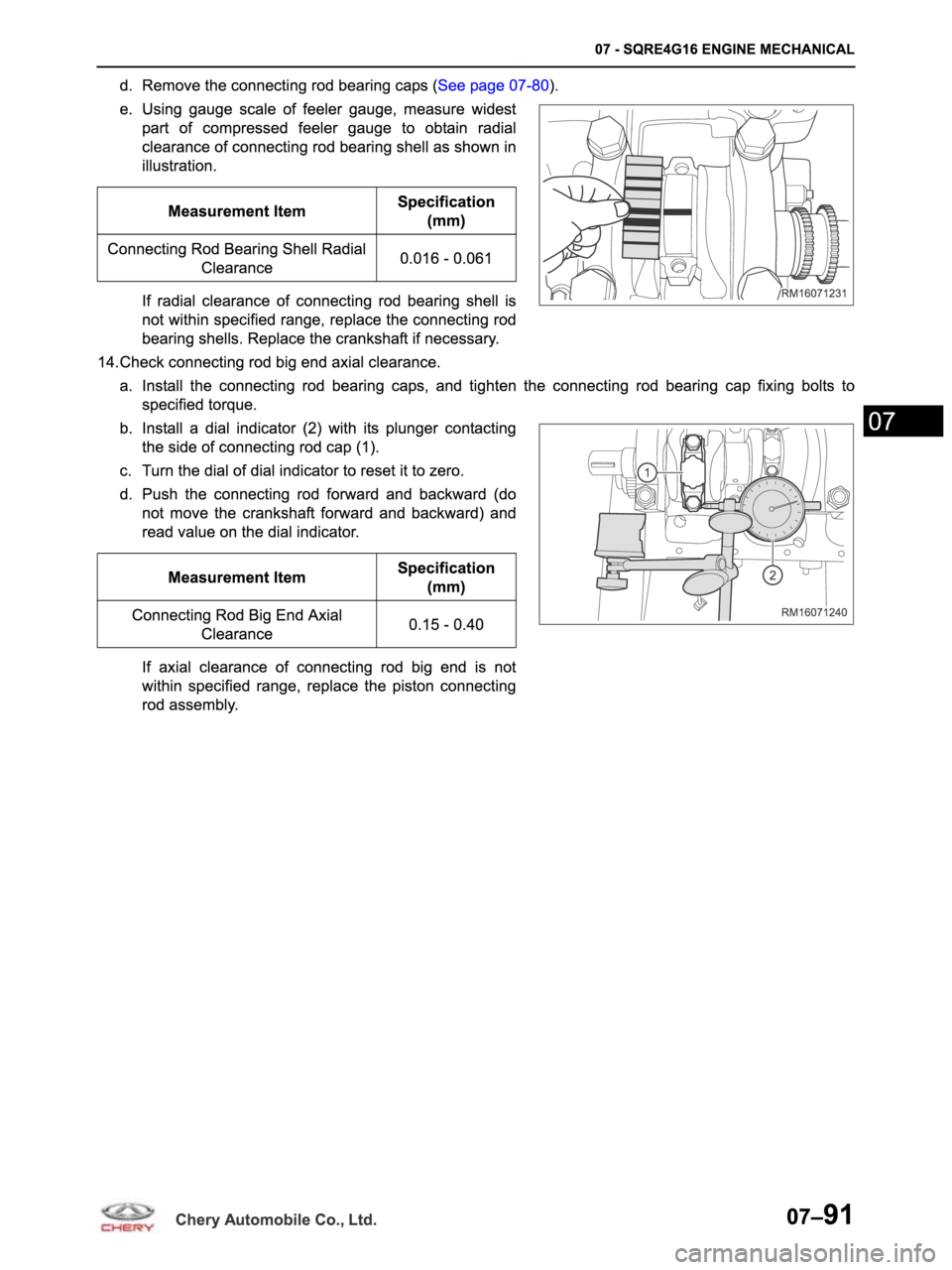 CHERY ARRIZO M16 2014 Service Repair Manual CHERY ARRIZO M16 2014 Service Repair Manual