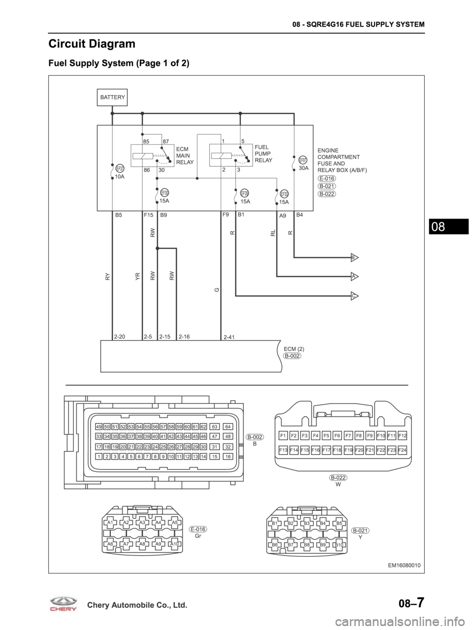 CHERY ARRIZO M16 2014 Service Repair Manual CHERY ARRIZO M16 2014 Service Repair Manual