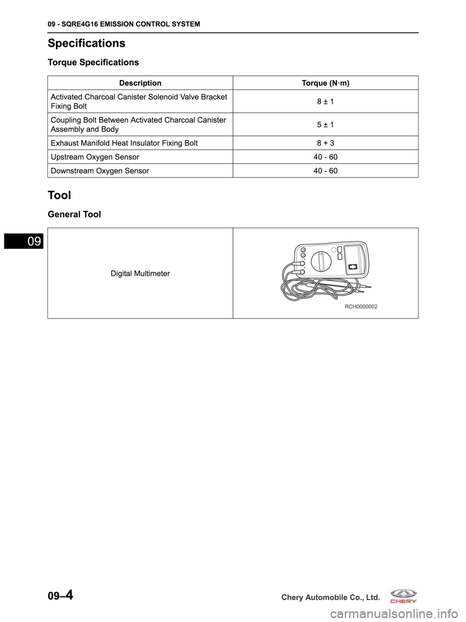 CHERY ARRIZO M16 2014 Service Repair Manual CHERY ARRIZO M16 2014 Service Repair Manual
