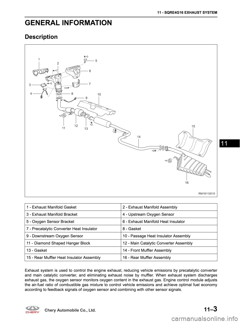 CHERY ARRIZO M16 2014 Service Repair Manual CHERY ARRIZO M16 2014 Service Repair Manual